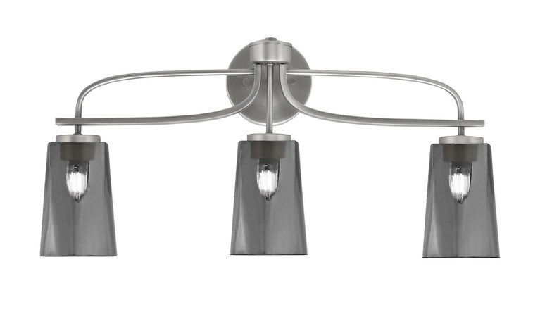 Toltec Lighting - 3913-GP-262 - Three Light Bath Bar - Cavella - Graphite