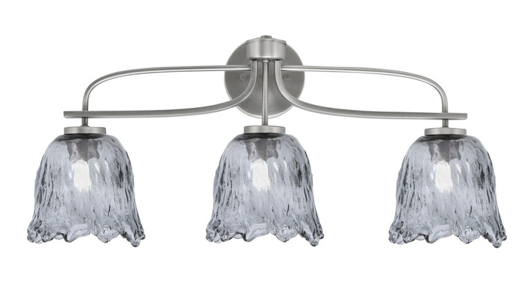 Toltec Lighting - 3913-GP-4232 - Three Light Bath Bar - Cavella - Graphite