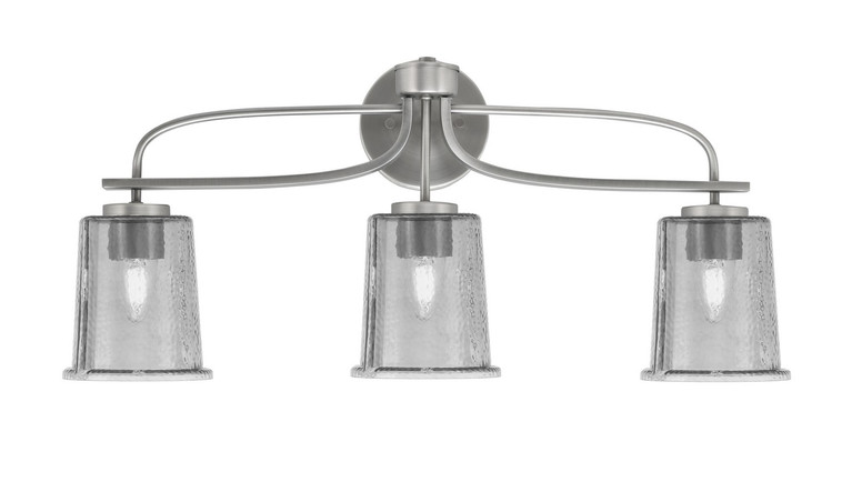 Toltec Lighting - 3913-GP-5032 - Three Light Bath Bar - Cavella - Graphite