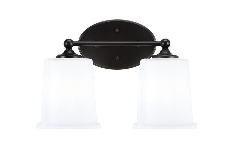 Toltec Lighting - 5912-MB-5031 - Two Light Bath Bar - Capri - Matte Black