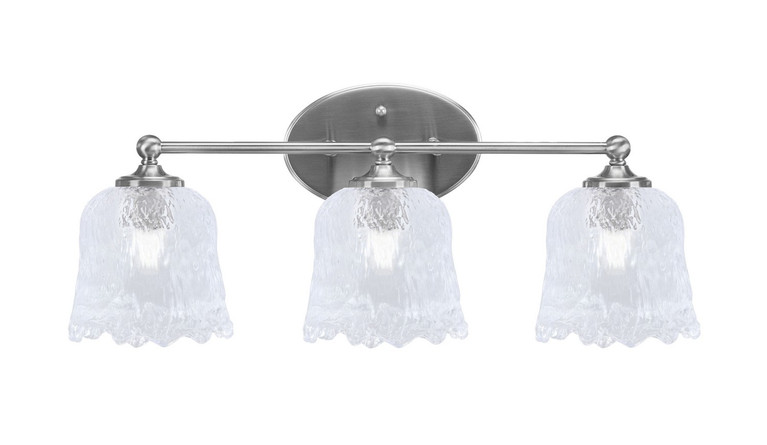 Toltec Lighting - 5913-BN-4230 - Three Light Bath Bar - Capri - Brushed Nickel