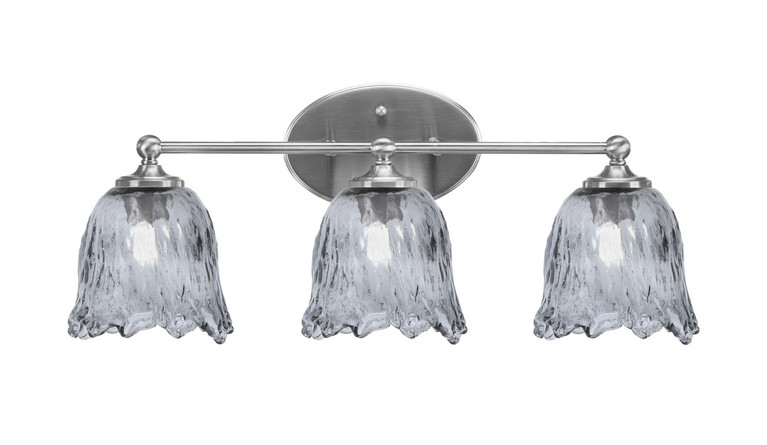 Toltec Lighting - 5913-BN-4232 - Three Light Bath Bar - Capri - Brushed Nickel