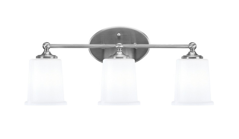Toltec Lighting - 5913-BN-5031 - Three Light Bath Bar - Capri - Brushed Nickel