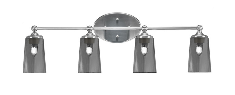 Toltec Lighting - 5914-BN-262 - Four Light Bath Bar - Capri - Brushed Nickel