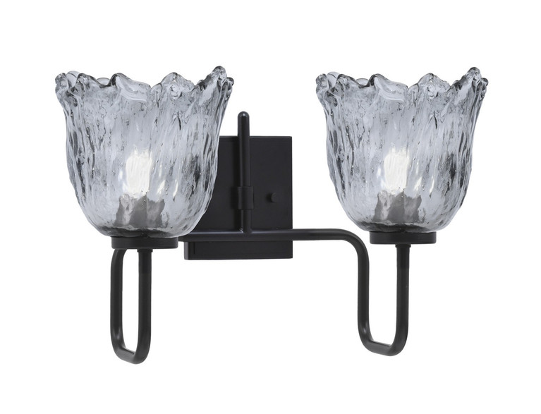 Toltec Lighting - 6222-MB-4232 - Two Light Bath Bar - Sandia - Matte Black