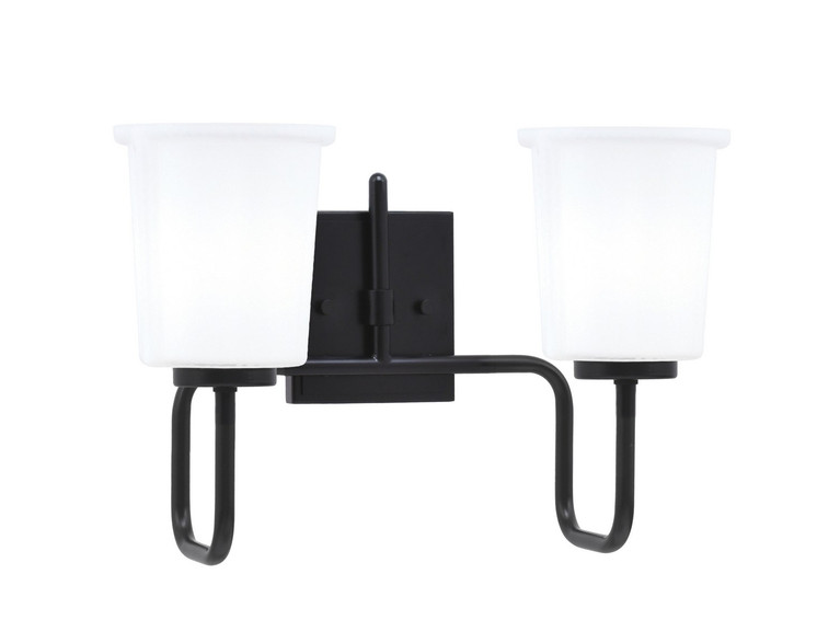 Toltec Lighting - 6222-MB-5031 - Two Light Bath Bar - Sandia - Matte Black