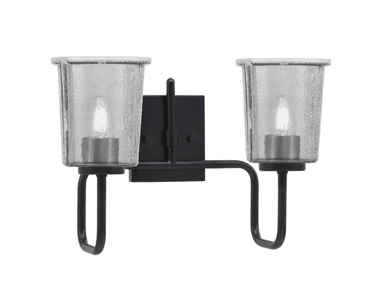 Toltec Lighting - 6222-MB-5032 - Two Light Bath Bar - Sandia - Matte Black