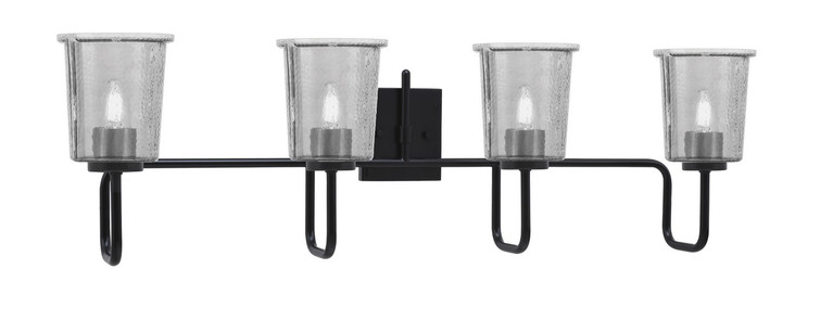 Toltec Lighting - 6224-MB-5032 - Four Light Bath Bar - Sandia - Matte Black