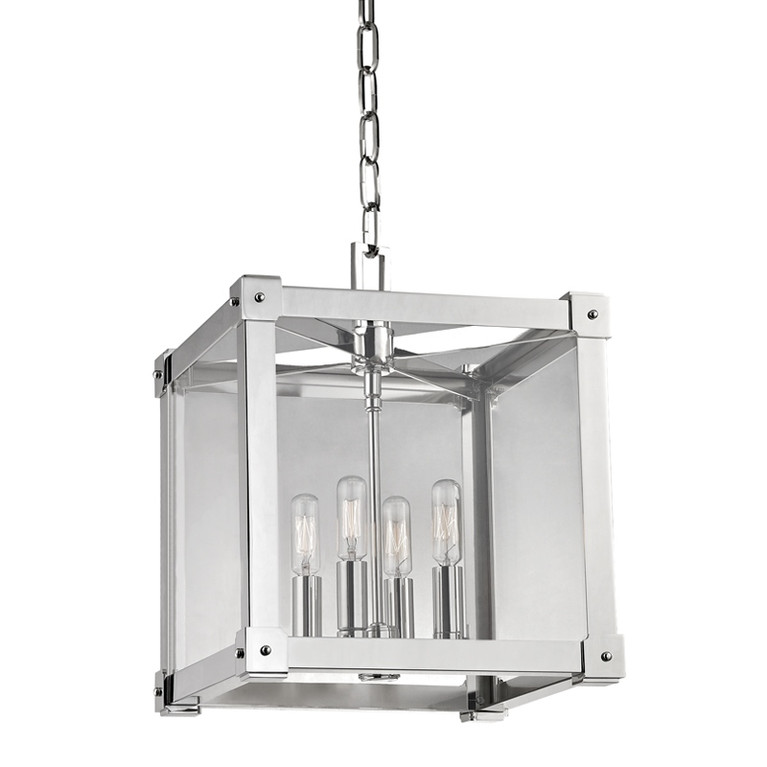 Hudson Valley - 8612-PN - Four Light Lantern - Forsyth - Polished Nickel