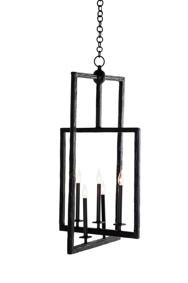 Gabby - SCH-175033 - Five Light Chandelier - Roderick - Matte Black