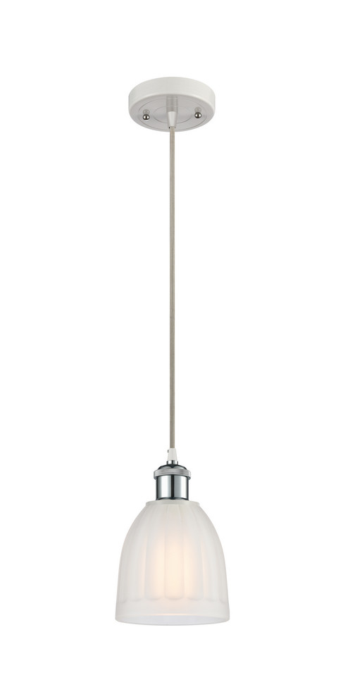 Innovations - 516-1P-WPC-G441 - One Light Mini Pendant - Ballston - White Polished Chrome