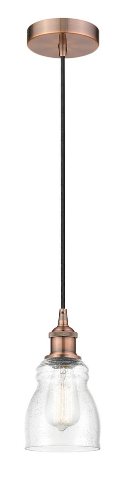 Innovations - 616-1P-AC-G394 - One Light Mini Pendant - Edison - Antique Copper