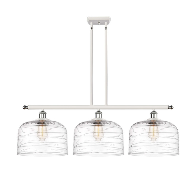 Innovations - 916-3I-WPC-G713-L - Three Light Island Pendant - Ballston Urban - White Polished Chrome