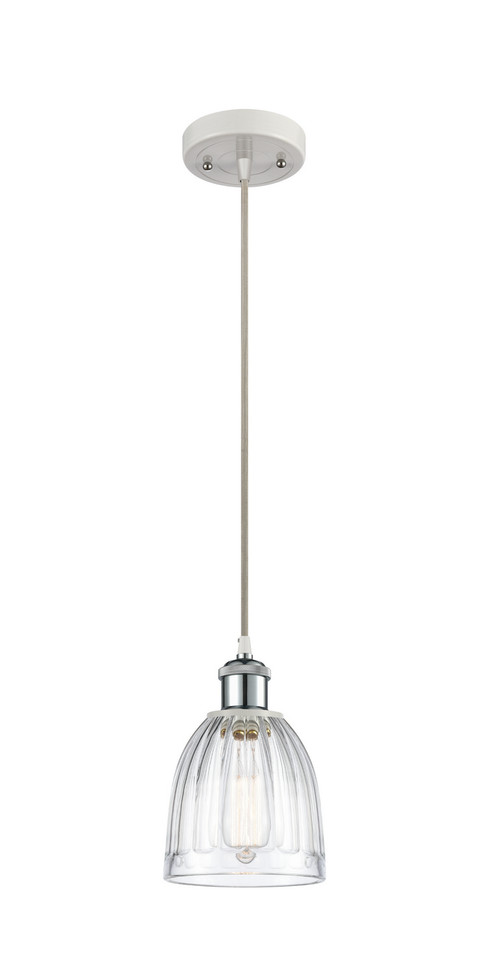 Innovations - 516-1P-WPC-G442-LED - LED Mini Pendant - Ballston - White Polished Chrome