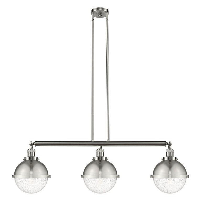 Innovations - 213-SN-HFS-84-SN-LED - LED Island Pendant - Franklin Restoration - Brushed Satin Nickel