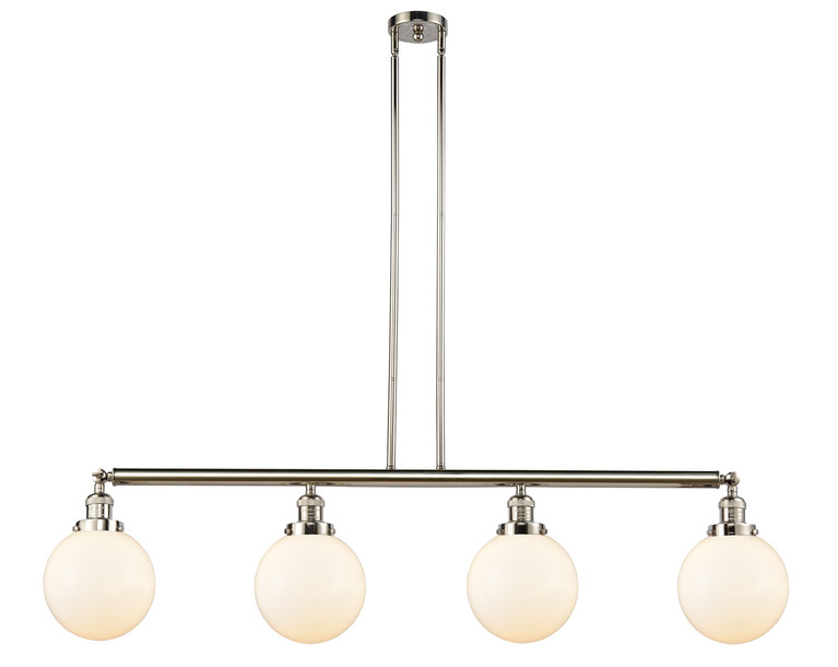 Innovations - 214-PN-G201-8-LED - LED Island Pendant - Franklin Restoration - Polished Nickel