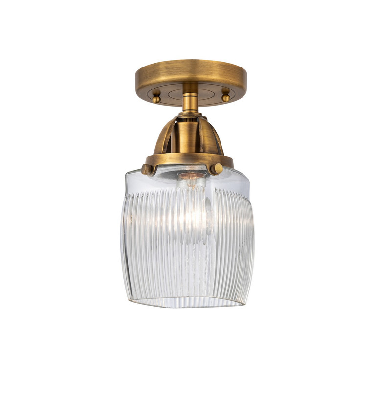 Innovations - 288-1C-BB-G302-LED - LED Semi-Flush Mount - Nouveau 2 - Brushed Brass