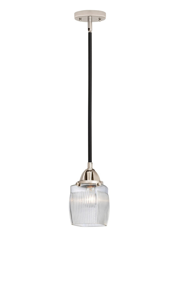 Innovations - 288-1S-BPN-G302-LED - LED Mini Pendant - Nouveau 2 - Black Polished Nickel