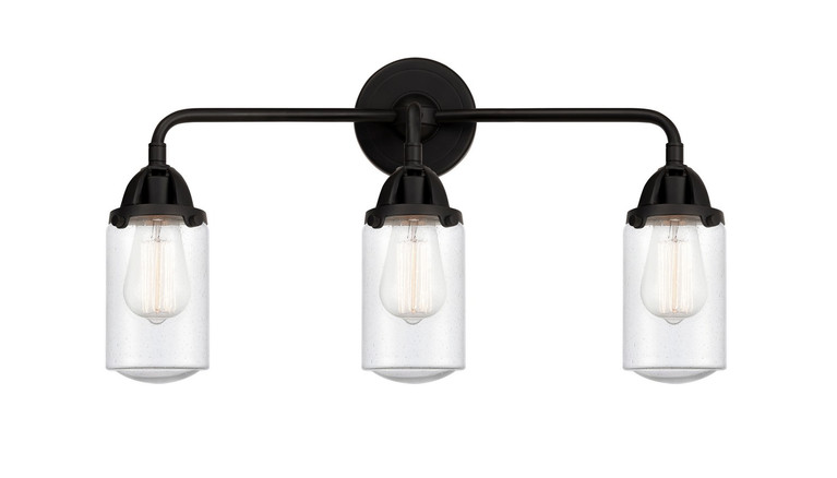 Innovations - 288-3W-BK-G314-LED - LED Bath Vanity - Nouveau 2 - Matte Black