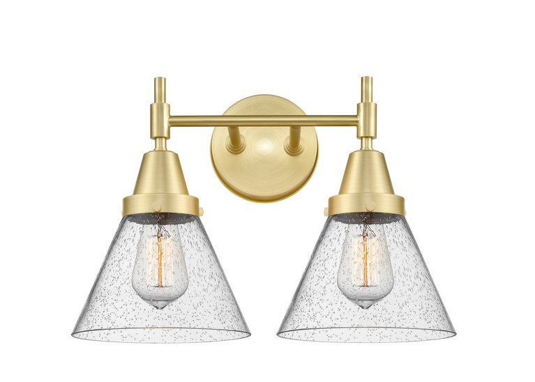 Innovations - 447-2W-SB-G44 - Two Light Bath Vanity - Satin Brass