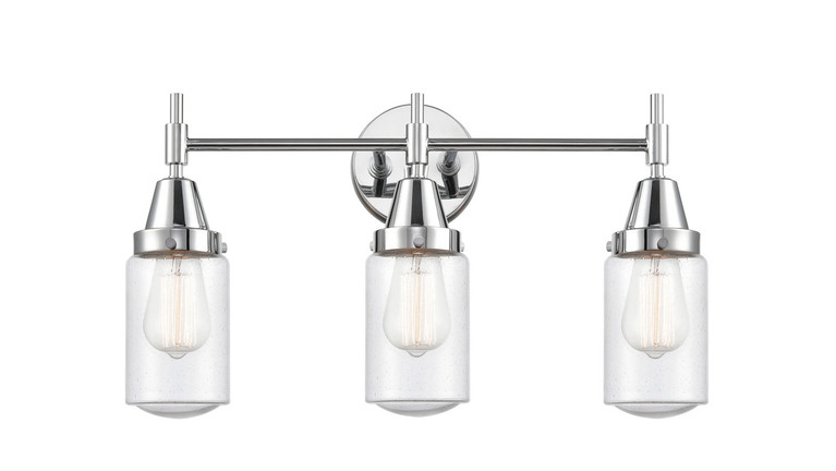 Innovations - 447-3W-PC-G314 - Three Light Bath Vanity - Caden - Polished Chrome