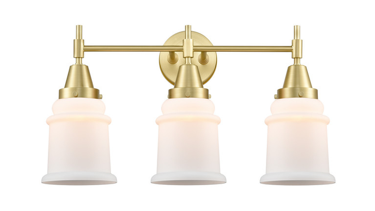 Innovations - 447-3W-SB-G181 - Three Light Bath Vanity - Satin Brass