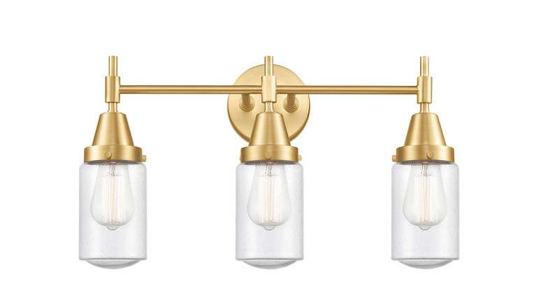 Innovations - 447-3W-SG-G314-LED - LED Bath Vanity - Caden - Satin Gold