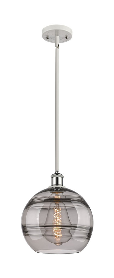 Innovations - 516-1S-WPC-G556-10SM - One Light Mini Pendant - Ballston - White Polished Chrome