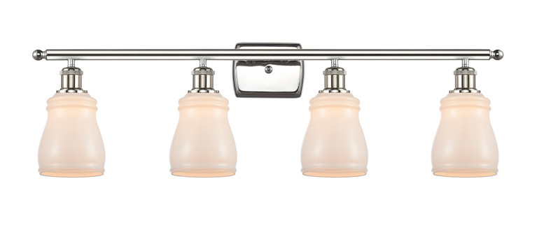 Innovations - 516-4W-PN-G391 - Four Light Bath Vanity - Ballston - Polished Nickel