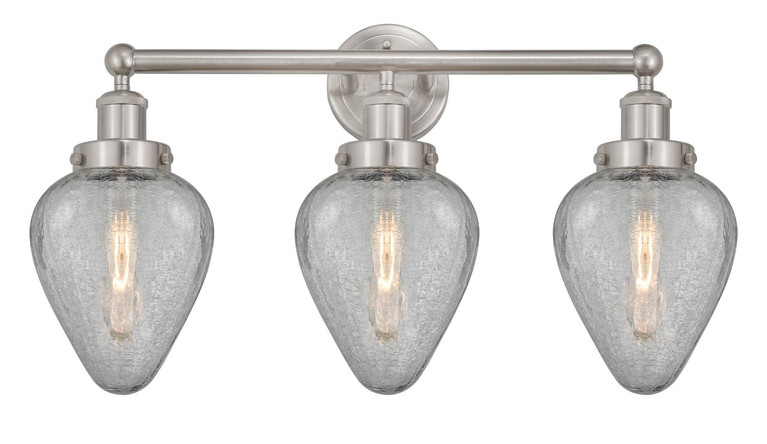 Innovations - 616-3W-SN-G165 - Three Light Bath Vanity - Edison - Brushed Satin Nickel