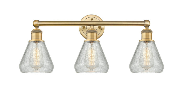 Innovations - 616-3W-BB-G275 - Three Light Bath Vanity - Edison - Brushed Brass