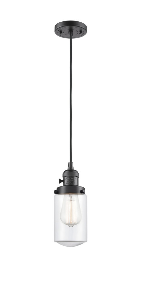 Innovations - 201CSW-OB-G312 - One Light Mini Pendant - Franklin Restoration - Oil Rubbed Bronze
