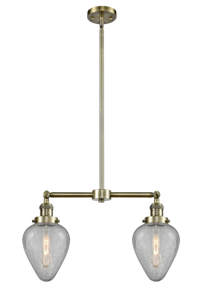 manufacturer_finish:Antique Brass|manufacturer_glass:Clear Crackle Geneseo|light_output:220.00lm|color_temperature:2200K|cri:99