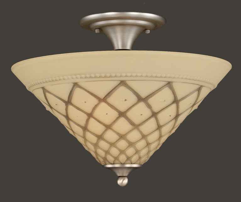 Toltec Lighting - 121-BN-718 - Semi Flushmount - Any - Brushed Nickel