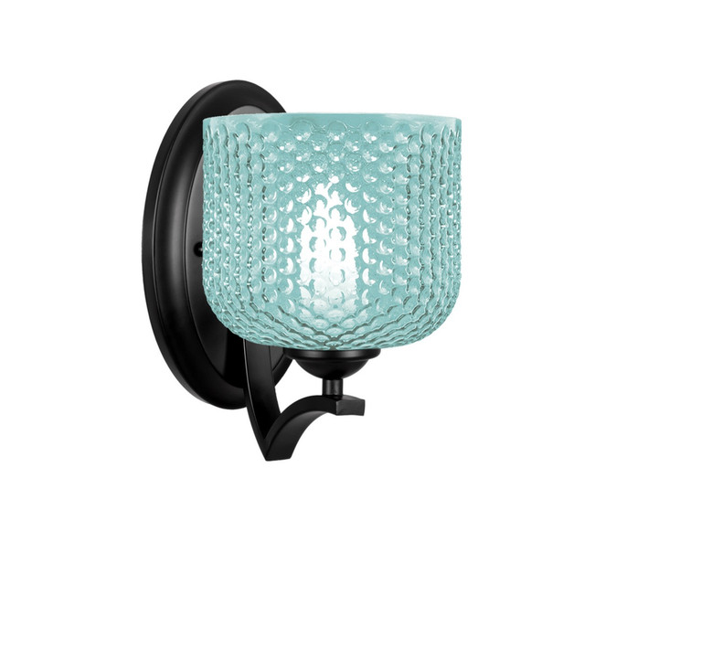 Toltec Lighting - 551-MB-4615 - One Light Wall Sconce - Zilo - Matte Black