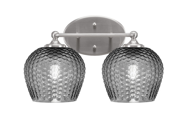 Toltec Lighting - 5912-BN-4602 - Two Light Bath Bar - Capri - Brushed Nickel
