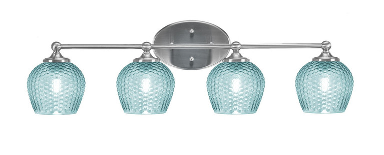 Toltec Lighting - 5914-BN-4605 - Four Light Bath Bar - Capri - Brushed Nickel