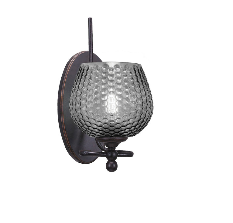 Toltec Lighting - 591-DG-4602 - One Light Wall Sconce - Capri - Dark Granite