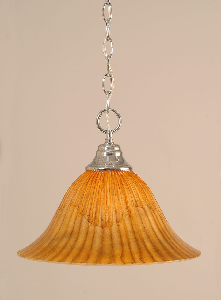 Toltec Lighting - 10-CH-58319 - One Light Pendant - Any - Chrome