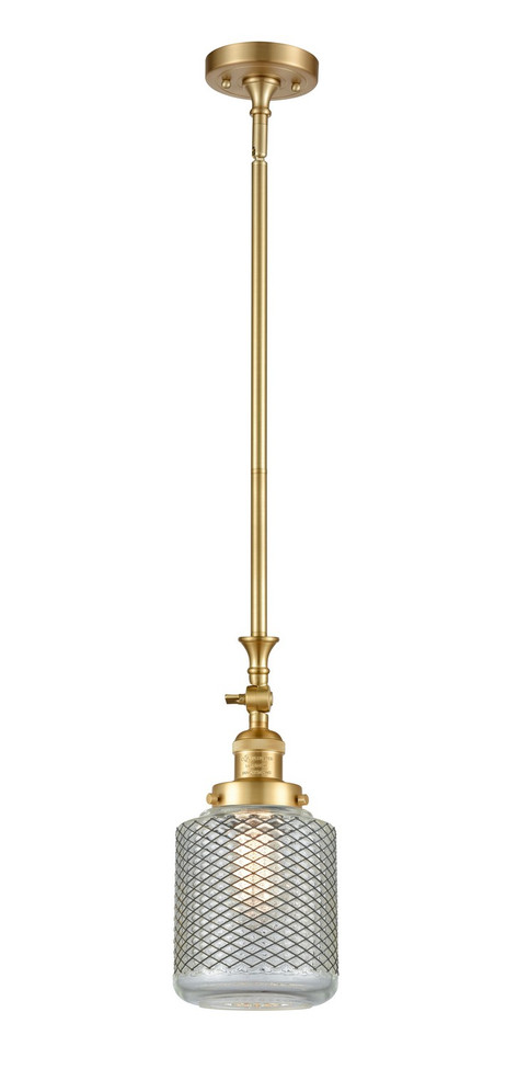 Innovations - 206-SG-G262-LED - LED Mini Pendant - Franklin Restoration - Satin Gold