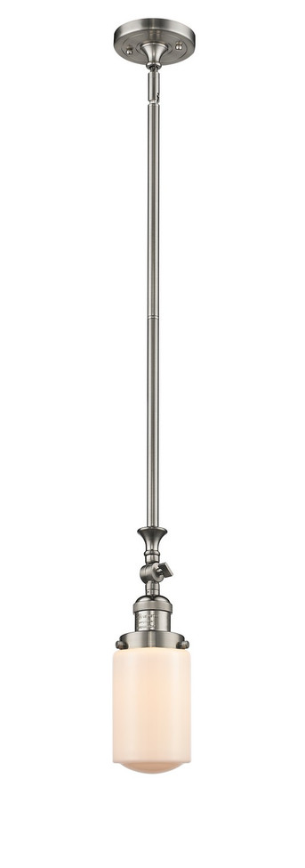 Innovations - 206-SN-G311-LED - LED Mini Pendant - Franklin Restoration - Brushed Satin Nickel