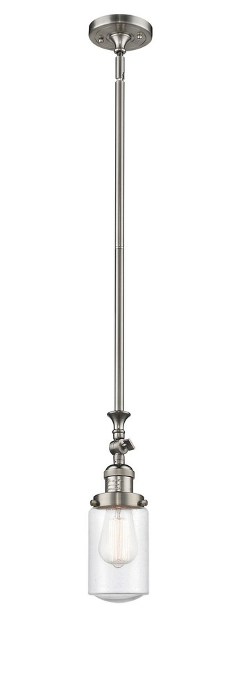 Innovations - 206-SN-G314-LED - LED Mini Pendant - Franklin Restoration - Brushed Satin Nickel