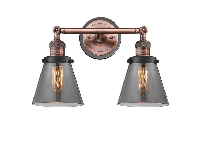 Innovations - 208BP-ACBK-G63 - Two Light Bath Vanity - Franklin Restoration - Antique Copper
