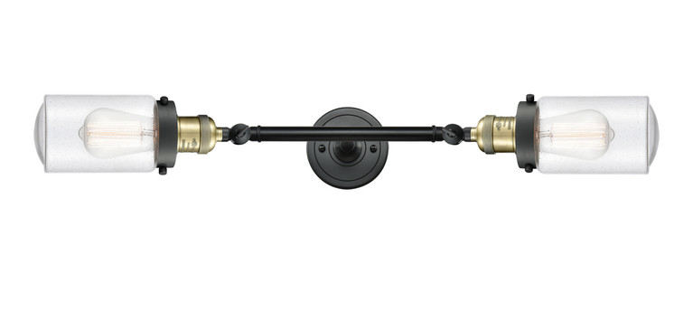 Innovations - 208L-BAB-G314 - Two Light Bath Vanity - Franklin Restoration - Black Antique Brass