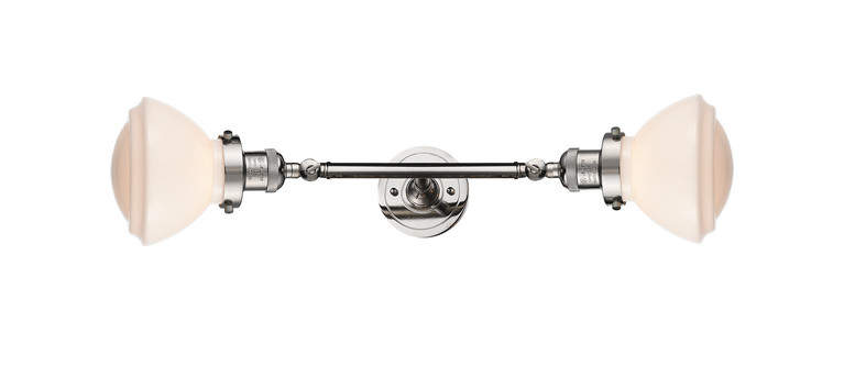 Innovations - 208L-PN-G321 - Two Light Bath Vanity - Franklin Restoration - Polished Nickel