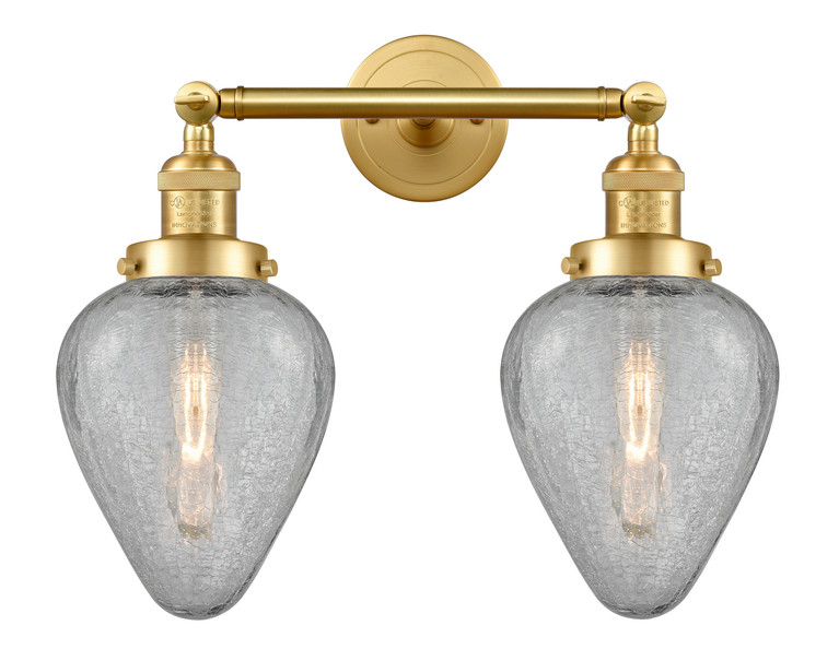 Innovations - 208-SG-G165 - Two Light Bath Vanity - Franklin Restoration - Satin Gold