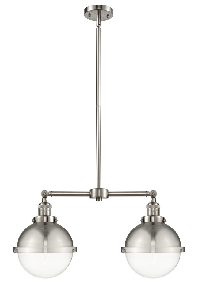 Innovations - 209-SN-HFS-82-SN-LED - LED Island Pendant - Franklin Restoration - Brushed Satin Nickel
