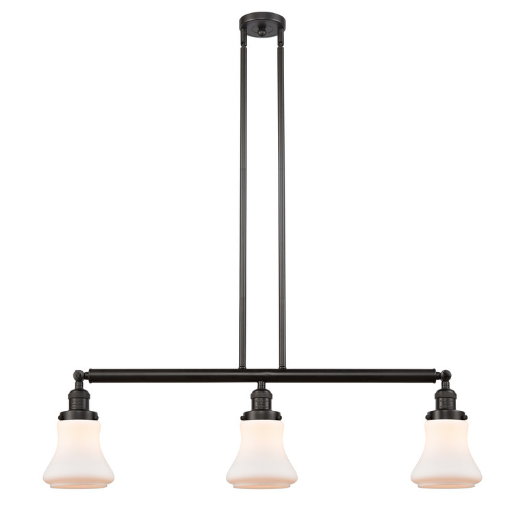 Innovations - 213-OB-G191 - Three Light Island Pendant - Franklin Restoration - Oil Rubbed Bronze