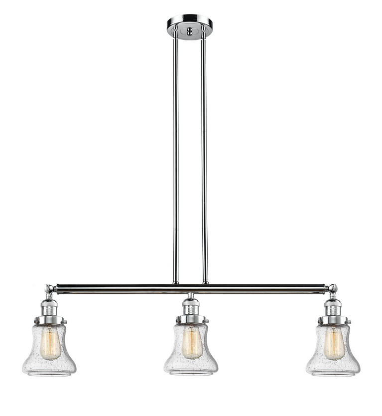 Innovations - 213-PC-G194 - Three Light Island Pendant - Franklin Restoration - Polished Chrome