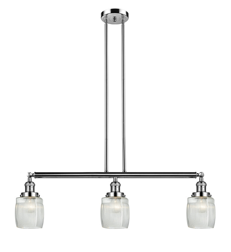 Innovations - 213-PN-G302-LED - LED Island Pendant - Franklin Restoration - Polished Nickel